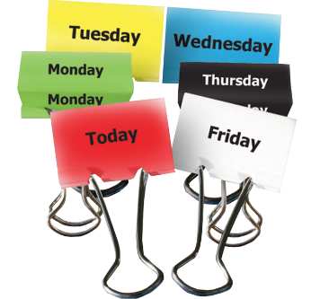 days of the week clips